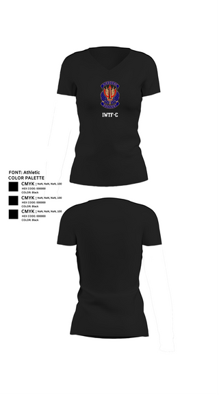 Womens Short Sleeve Vneck Shirt, IWTF-C, Air Force, Teamtime, Team time, sublimation, custom sports apparel, team uniforms, spirit wear, spiritwear, sports uniforms, custom shirts, team store, custom team store, fundraiser sports, apparel fundraiser