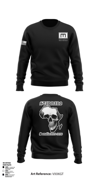 Crew Neck Sweatshirt, 180th ESC, Army, Teamtime, Team time, sublimation, custom sports apparel, team uniforms, spirit wear, spiritwear, sports uniforms, custom shirts, team store, custom team store, fundraiser sports, apparel fundraiser