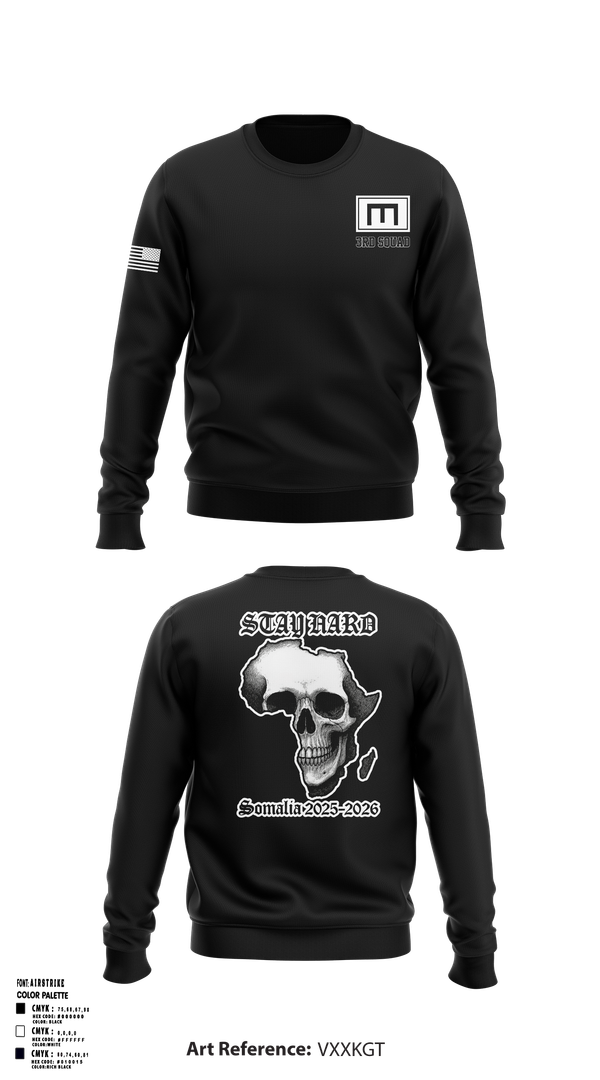Crew Neck Sweatshirt, 180th ESC, Army, Teamtime, Team time, sublimation, custom sports apparel, team uniforms, spirit wear, spiritwear, sports uniforms, custom shirts, team store, custom team store, fundraiser sports, apparel fundraiser