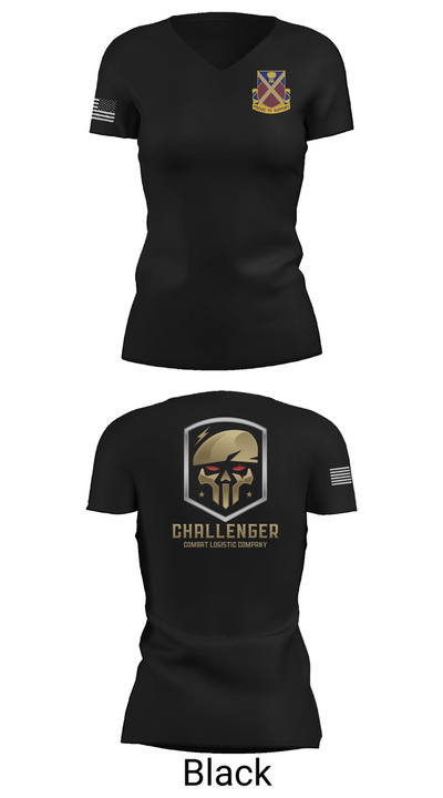 Challenger Company 82486130 Women's Short Sleeve V-neck Shirt - 28