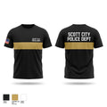 SCOTT CITY POLICE DEPT. 51079596 Old School Cotton Feel Shirt - 1