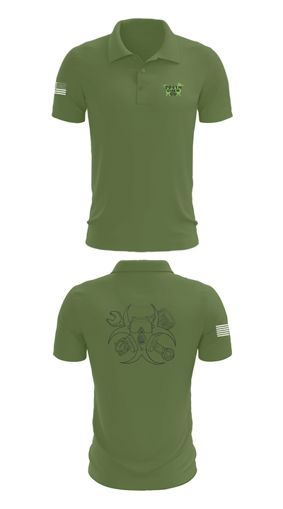 704th Chem Co 57484500 Short Sleeve Performance Polo - 47