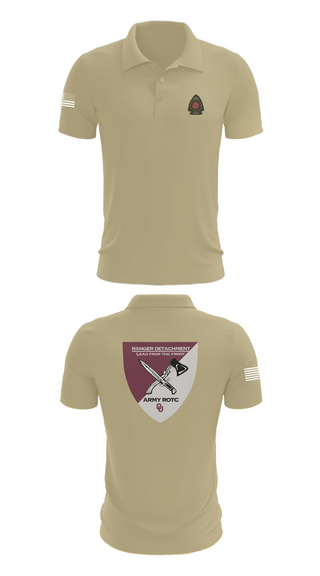 Short Sleeve Performance Polo, FY 25-26 OU RC, Army, Teamtime, Team time, sublimation, custom sports apparel, team uniforms, spirit wear, spiritwear, sports uniforms, custom shirts, team store, custom team store, fundraiser sports, apparel fundraiser