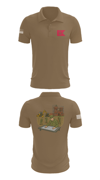 Short Sleeve Performance Polo, 152, Army, Teamtime, Team time, sublimation, custom sports apparel, team uniforms, spirit wear, spiritwear, sports uniforms, custom shirts, team store, custom team store, fundraiser sports, apparel fundraiser