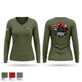 DSU Women's Long Sleeve V-neck Shirt - 1