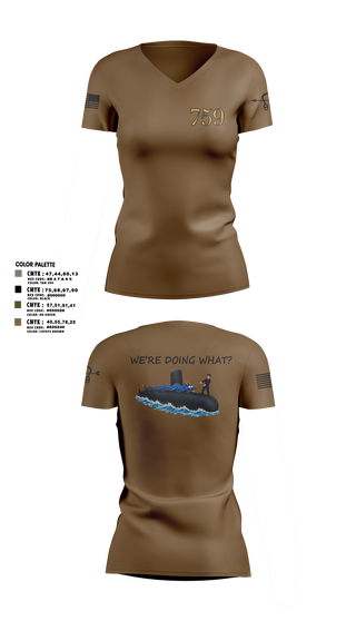 Womens Short Sleeve Vneck Shirt, USS JEFFERSON CITY, , Teamtime, Team time, sublimation, custom sports apparel, team uniforms, spirit wear, spiritwear, sports uniforms, custom shirts, team store, custom team store, fundraiser sports, apparel fundraiser