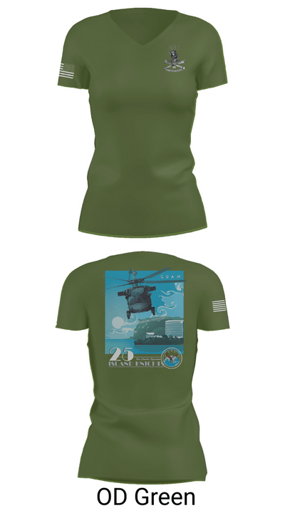 HSC 25 65126261 Women's Short Sleeve V-neck Shirt - 46