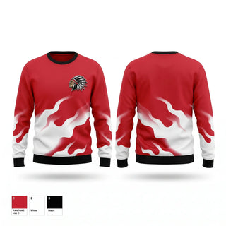 Crew Neck Sweatshirt, Redskins, Softball, Teamtime, Team time, sublimation, custom sports apparel, team uniforms, spirit wear, spiritwear, sports uniforms, custom shirts, team store, custom team store, fundraiser sports, apparel fundraiser