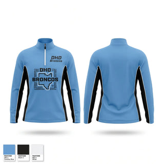 Quarter Zip Jacket, DHD Broncos, Baseball, Teamtime, Team time, sublimation, custom sports apparel, team uniforms, spirit wear, spiritwear, sports uniforms, custom shirts, team store, custom team store, fundraiser sports, apparel fundraiser