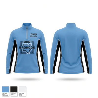 DHD Broncos Quarter Zip Jacket - 1