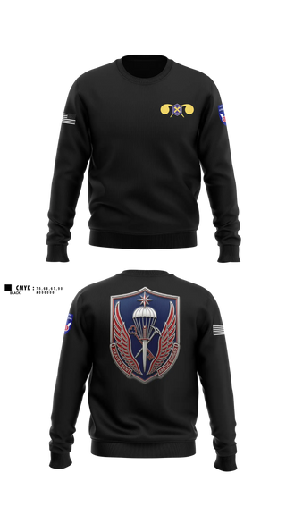 Crew Neck Sweatshirt, 11th ADSB, Army, Teamtime, Team time, sublimation, custom sports apparel, team uniforms, spirit wear, spiritwear, sports uniforms, custom shirts, team store, custom team store, fundraiser sports, apparel fundraiser