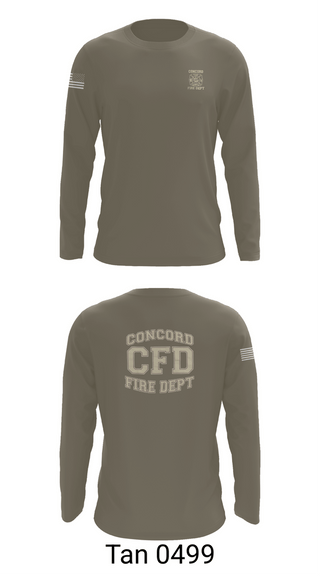 Long Sleeve Performance Shirt, Concord Fire Department, Fire Department, Teamtime, Team time, sublimation, custom sports apparel, team uniforms, spirit wear, spiritwear, sports uniforms, custom shirts, team store, custom team store, fundraiser sports, apparel fundraiser