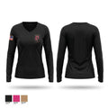 Idoc k-9 Women's Long Sleeve V-neck Shirt - 1