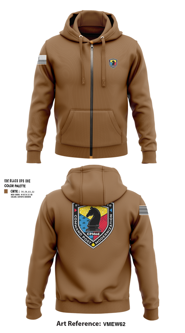 Zip Hoodie, Command Post Modernization, , Teamtime, Team time, sublimation, custom sports apparel, team uniforms, spirit wear, spiritwear, sports uniforms, custom shirts, team store, custom team store, fundraiser sports, apparel fundraiser
