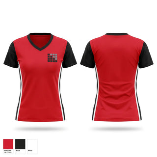 Womens Short Sleeve Vneck Shirt, Oxford Blackhawks, Men's Soccer, Teamtime, Team time, sublimation, custom sports apparel, team uniforms, spirit wear, spiritwear, sports uniforms, custom shirts, team store, custom team store, fundraiser sports, apparel fundraiser