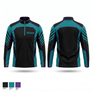 Quarter Zip Jacket, Wolfpack, , Teamtime, Team time, sublimation, custom sports apparel, team uniforms, spirit wear, spiritwear, sports uniforms, custom shirts, team store, custom team store, fundraiser sports, apparel fundraiser
