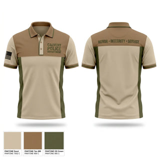 Short Sleeve Performance Polo, CALVERT POLICE DEPARTMENT, Police, Teamtime, Team time, sublimation, custom sports apparel, team uniforms, spirit wear, spiritwear, sports uniforms, custom shirts, team store, custom team store, fundraiser sports, apparel fundraiser