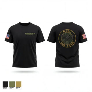 Old School Cotton Feel Shirt, MCSO UAV Team, Police, Teamtime, Team time, sublimation, custom sports apparel, team uniforms, spirit wear, spiritwear, sports uniforms, custom shirts, team store, custom team store, fundraiser sports, apparel fundraiser
