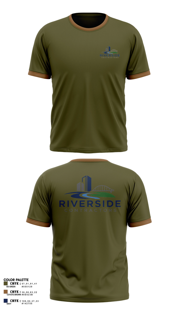 Short Sleeve Performance Shirt, Riverside Contractors LLC, , Teamtime, Team time, sublimation, custom sports apparel, team uniforms, spirit wear, spiritwear, sports uniforms, custom shirts, team store, custom team store, fundraiser sports, apparel fundraiser