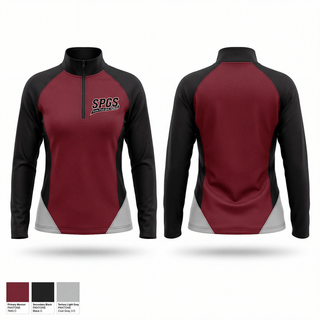 Quarter Zip Jacket, Santa Paula Girls Softball, Softball, Teamtime, Team time, sublimation, custom sports apparel, team uniforms, spirit wear, spiritwear, sports uniforms, custom shirts, team store, custom team store, fundraiser sports, apparel fundraiser