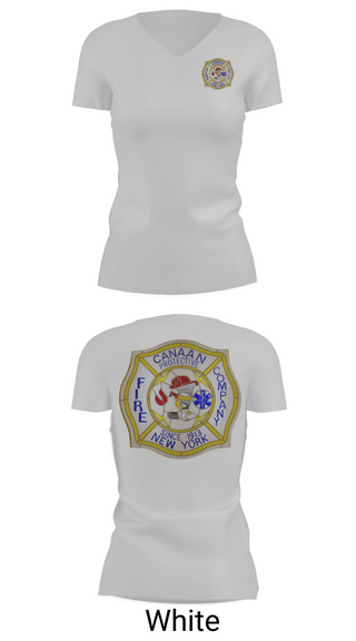 Womens Short Sleeve Vneck Shirt, Canaan Protective Fire Company, Fire Department, Teamtime, Team time, sublimation, custom sports apparel, team uniforms, spirit wear, spiritwear, sports uniforms, custom shirts, team store, custom team store, fundraiser sports, apparel fundraiser
