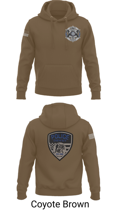 Dewey Police Department 16354640 Hoodie - 17