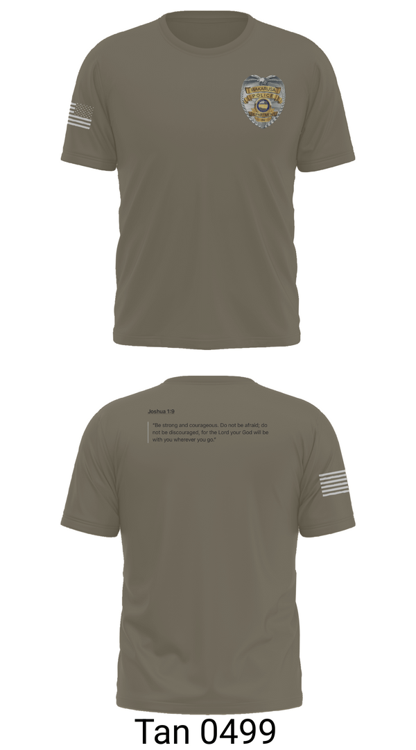 Short Sleeve Performance Shirt, Wakarusa, Police, Teamtime, Team time, sublimation, custom sports apparel, team uniforms, spirit wear, spiritwear, sports uniforms, custom shirts, team store, custom team store, fundraiser sports, apparel fundraiser