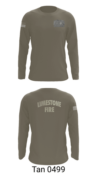 Long Sleeve Performance Shirt, Limestone Fire Protection District, Fire Department, Teamtime, Team time, sublimation, custom sports apparel, team uniforms, spirit wear, spiritwear, sports uniforms, custom shirts, team store, custom team store, fundraiser sports, apparel fundraiser