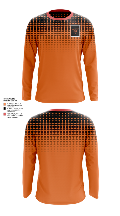 Blaze Step Team Atl 38729208 Long Sleeve Performance Shirt 2