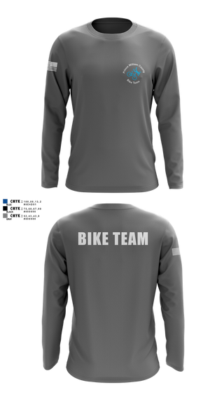 Long Sleeve Performance Shirt, Prince William Bike Team, , Teamtime, Team time, sublimation, custom sports apparel, team uniforms, spirit wear, spiritwear, sports uniforms, custom shirts, team store, custom team store, fundraiser sports, apparel fundraiser