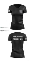 Gouldsboro Police Women's Short Sleeve V-neck Shirt - 13
