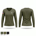 Nicholasville Police Department Special Response Team Women's Long Sleeve V-neck Shirt - 1