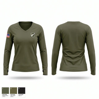 Womens Long Sleeve Vneck Shirt, Nicholasville Police Department Special Response Team, Police, Teamtime, Team time, sublimation, custom sports apparel, team uniforms, spirit wear, spiritwear, sports uniforms, custom shirts, team store, custom team store, fundraiser sports, apparel fundraiser