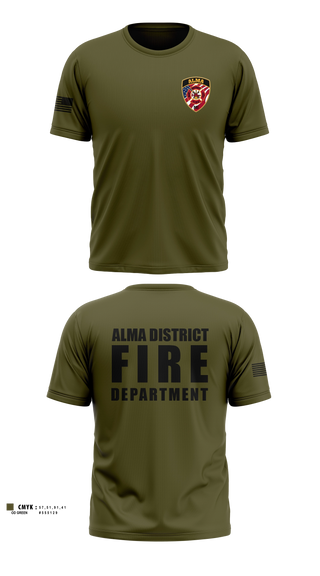 Short Sleeve Performance Shirt, Alma District Fire Department, Fire Department, Teamtime, Team time, sublimation, custom sports apparel, team uniforms, spirit wear, spiritwear, sports uniforms, custom shirts, team store, custom team store, fundraiser sports, apparel fundraiser