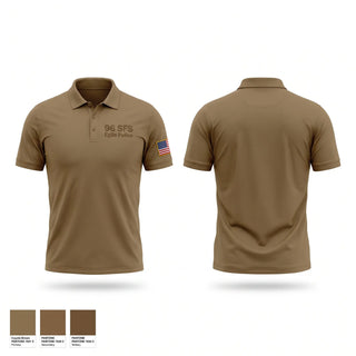 Short Sleeve Performance Polo, 96 SFS / Eglin Police, Air Force, Teamtime, Team time, sublimation, custom sports apparel, team uniforms, spirit wear, spiritwear, sports uniforms, custom shirts, team store, custom team store, fundraiser sports, apparel fundraiser
