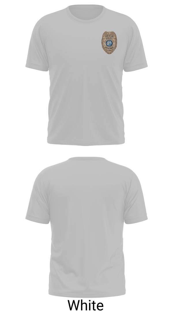 Old School Cotton Feel Shirt, Port St. Joe Police Department, Police, Teamtime, Team time, sublimation, custom sports apparel, team uniforms, spirit wear, spiritwear, sports uniforms, custom shirts, team store, custom team store, fundraiser sports, apparel fundraiser