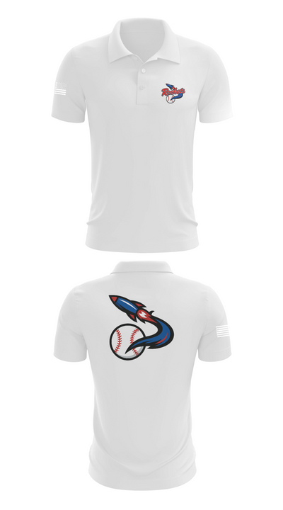 Space Coast Rockets 70599512 Short Sleeve Performance Polo - 9