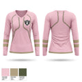 Annistown Women's Long Sleeve V-neck Shirt - 1