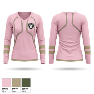 Womens Long Sleeve Vneck Shirt, Annistown, , Teamtime, Team time, sublimation, custom sports apparel, team uniforms, spirit wear, spiritwear, sports uniforms, custom shirts, team store, custom team store, fundraiser sports, apparel fundraiser