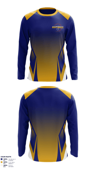 Long Sleeve Performance Shirt, Fluvanna Middle School Softball, Softball, Teamtime, Team time, sublimation, custom sports apparel, team uniforms, spirit wear, spiritwear, sports uniforms, custom shirts, team store, custom team store, fundraiser sports, apparel fundraiser