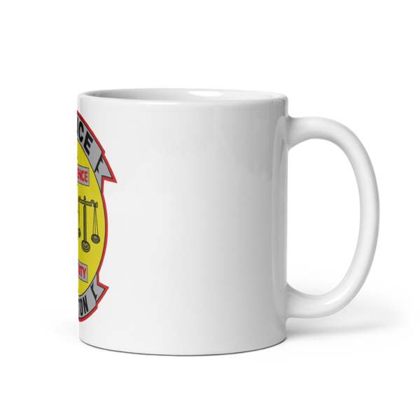 Newton Police Department 7766110 White Glossy Mug - Small