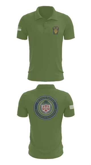 Short Sleeve Performance Polo, Specialized Sex Offender Supervision, Police, Teamtime, Team time, sublimation, custom sports apparel, team uniforms, spirit wear, spiritwear, sports uniforms, custom shirts, team store, custom team store, fundraiser sports, apparel fundraiser