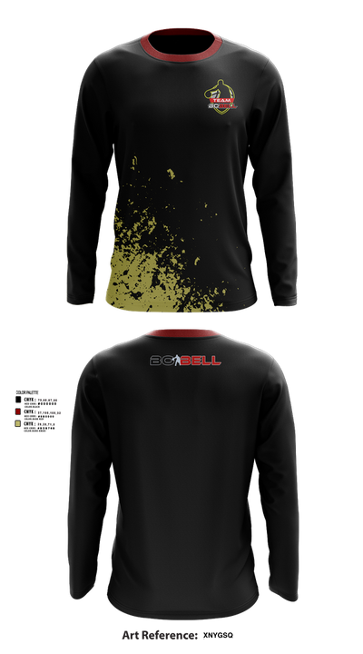 Team Bo Bell 4805732 Long Sleeve Performance Shirt 41