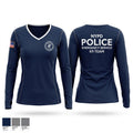NYPD ESU K9 Women's Long Sleeve V-neck Shirt - 1