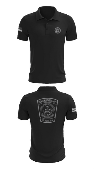 Short Sleeve Performance Polo, Pennsylvania State Constable, Police, Teamtime, Team time, sublimation, custom sports apparel, team uniforms, spirit wear, spiritwear, sports uniforms, custom shirts, team store, custom team store, fundraiser sports, apparel fundraiser