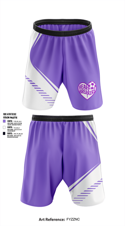 Heartbreakers Athletic Shorts With Pockets - 1