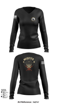 2-8 Cav, HHC, Medic Platoon 50281984 Women's Long Sleeve V-neck Shirt - 101