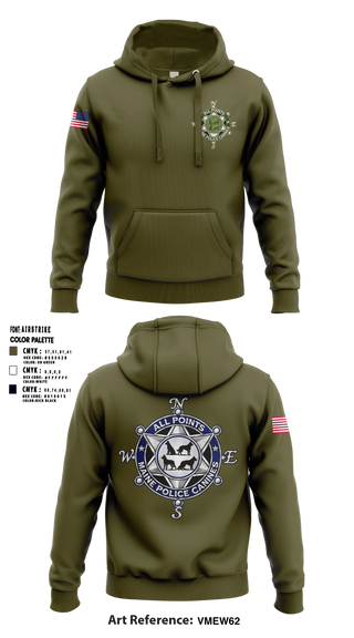 Hoodie, Washington County SO Maine K9 Unit, Police, Teamtime, Team time, sublimation, custom sports apparel, team uniforms, spirit wear, spiritwear, sports uniforms, custom shirts, team store, custom team store, fundraiser sports, apparel fundraiser