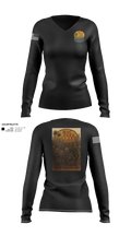 MACARTHUR PARK UNIT 16981211 Women's Long Sleeve V-neck Shirt - 21