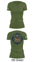 Guernsey Fire & Rescue 73903813 Women's Short Sleeve V-neck Shirt - 48